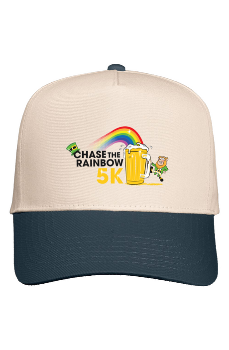 Chase the Rainbow 5K Five Panel Two Tone Cap