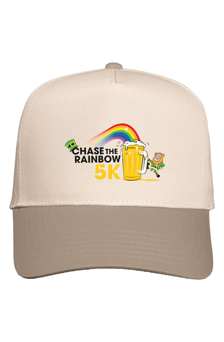Chase the Rainbow 5K Five Panel Two Tone Cap