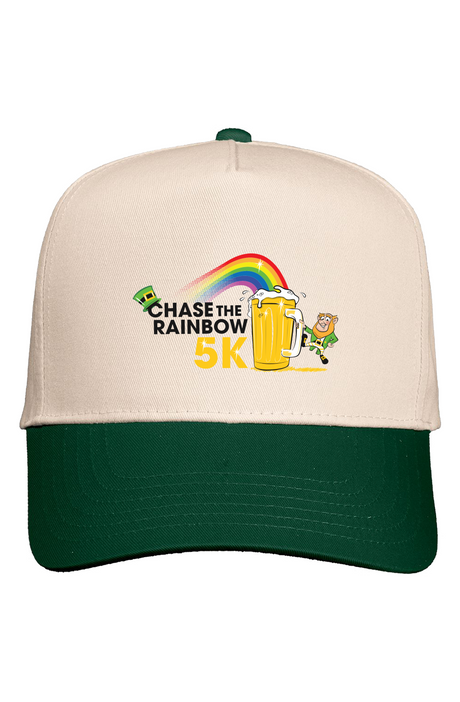 Chase the Rainbow 5K Five Panel Two Tone Cap