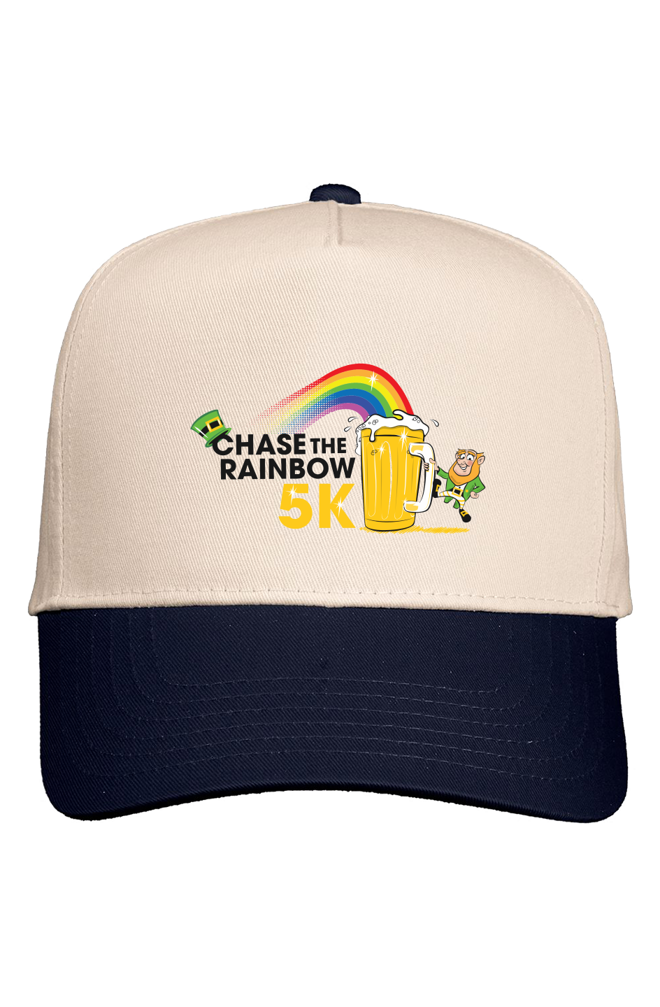 Chase the Rainbow 5K Five Panel Two Tone Cap