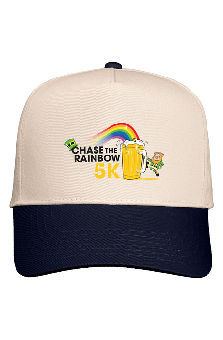 Chase the Rainbow 5K Five Panel Two Tone Cap