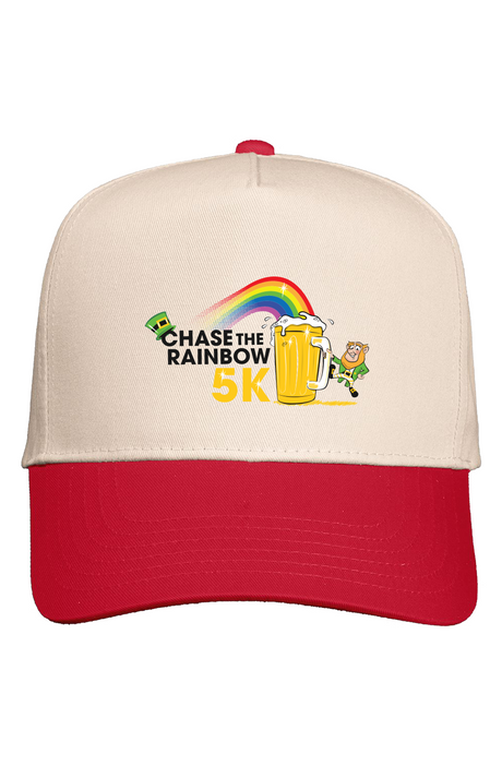 Chase the Rainbow 5K Five Panel Two Tone Cap