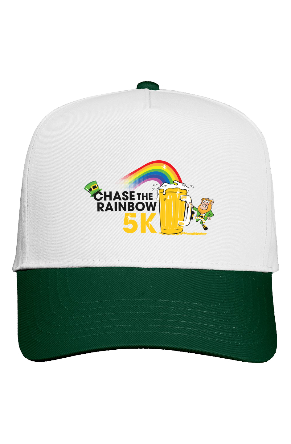 Chase the Rainbow 5K Five Panel Two Tone Cap