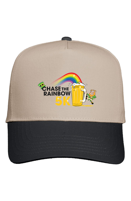 Chase the Rainbow 5K Five Panel Two Tone Cap