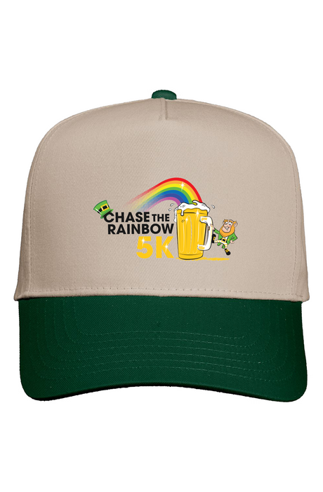 Chase the Rainbow 5K Five Panel Two Tone Cap
