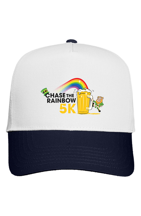 Chase the Rainbow 5K Five Panel Two Tone Cap