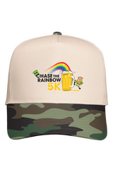 Chase the Rainbow 5K Five Panel Two Tone Cap