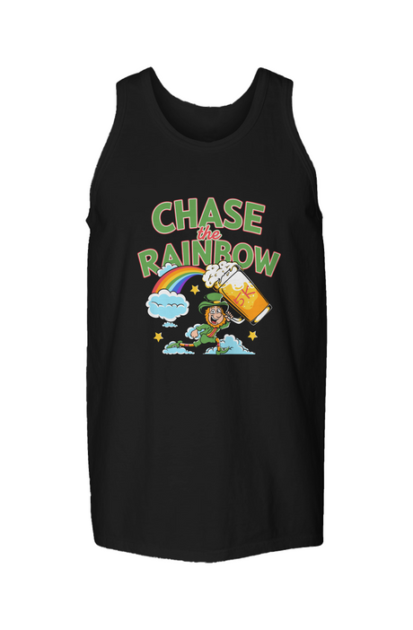 Chase the Rainbow 5K Garment Dyed Unisex Tank Top