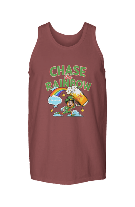 Chase the Rainbow 5K Garment Dyed Unisex Tank Top