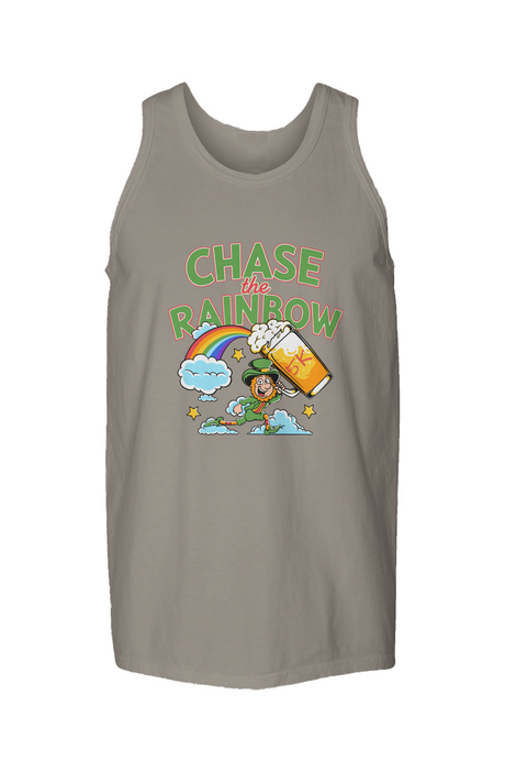 Chase the Rainbow 5K Garment Dyed Unisex Tank Top