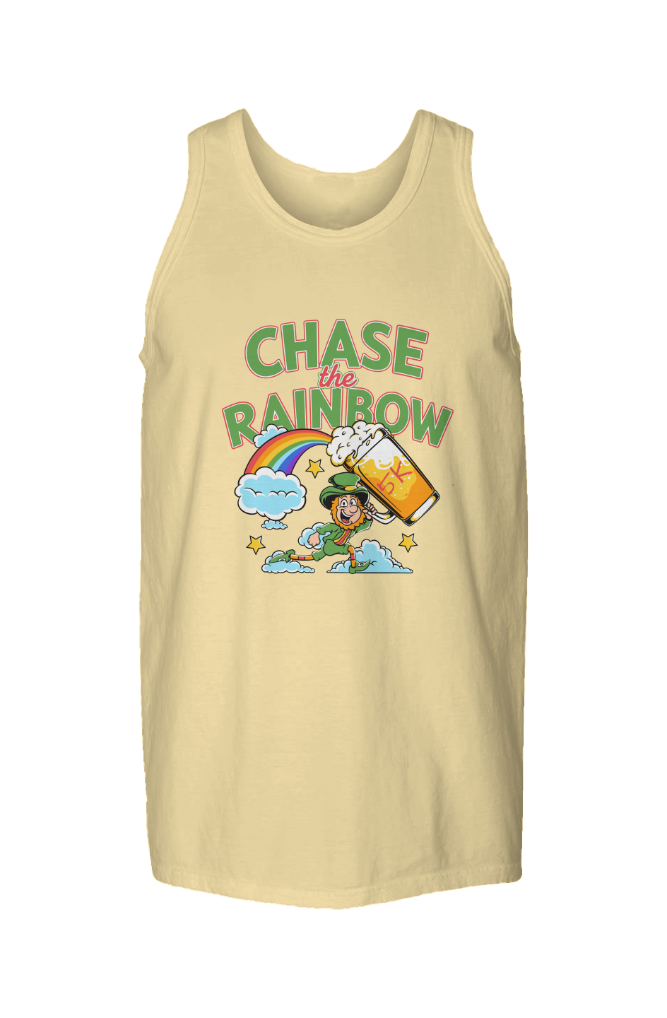 Chase the Rainbow 5K Garment Dyed Unisex Tank Top