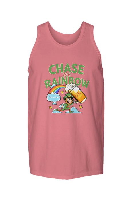 Chase the Rainbow 5K Garment Dyed Unisex Tank Top