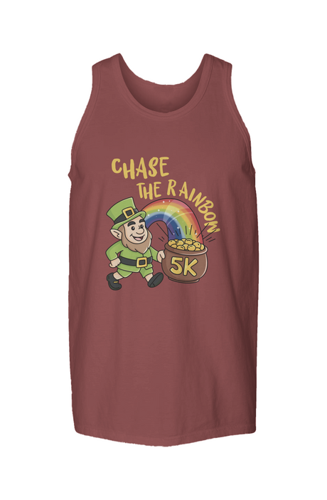Chase the Rainbow 5K Garment Dyed Unisex Tank Top