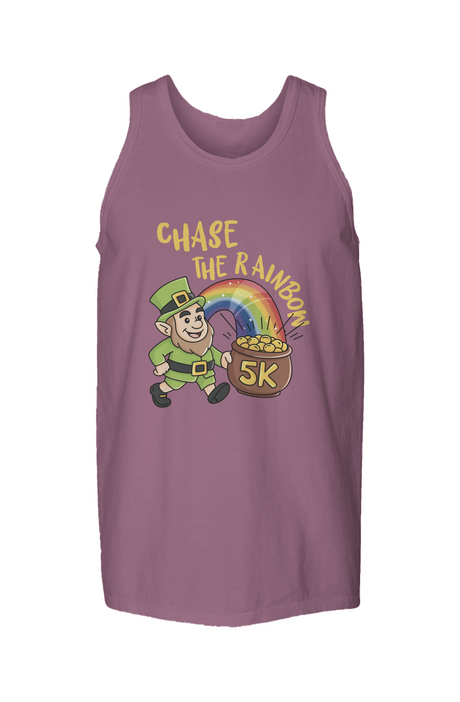 Chase the Rainbow 5K Garment Dyed Unisex Tank Top