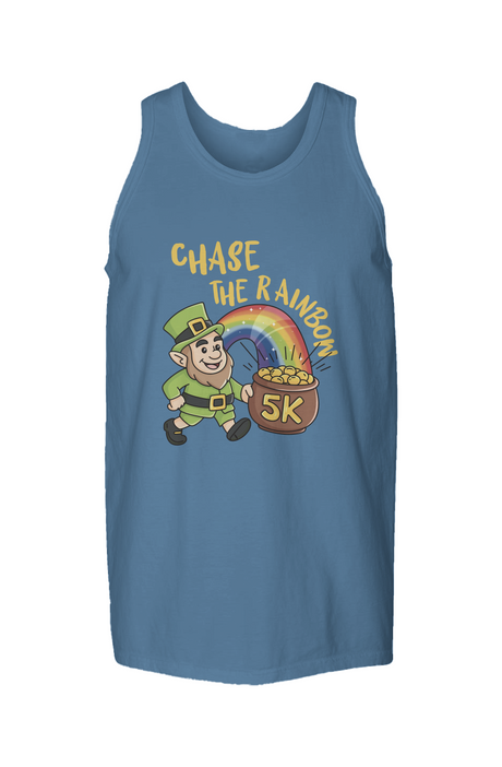 Chase the Rainbow 5K Garment Dyed Unisex Tank Top