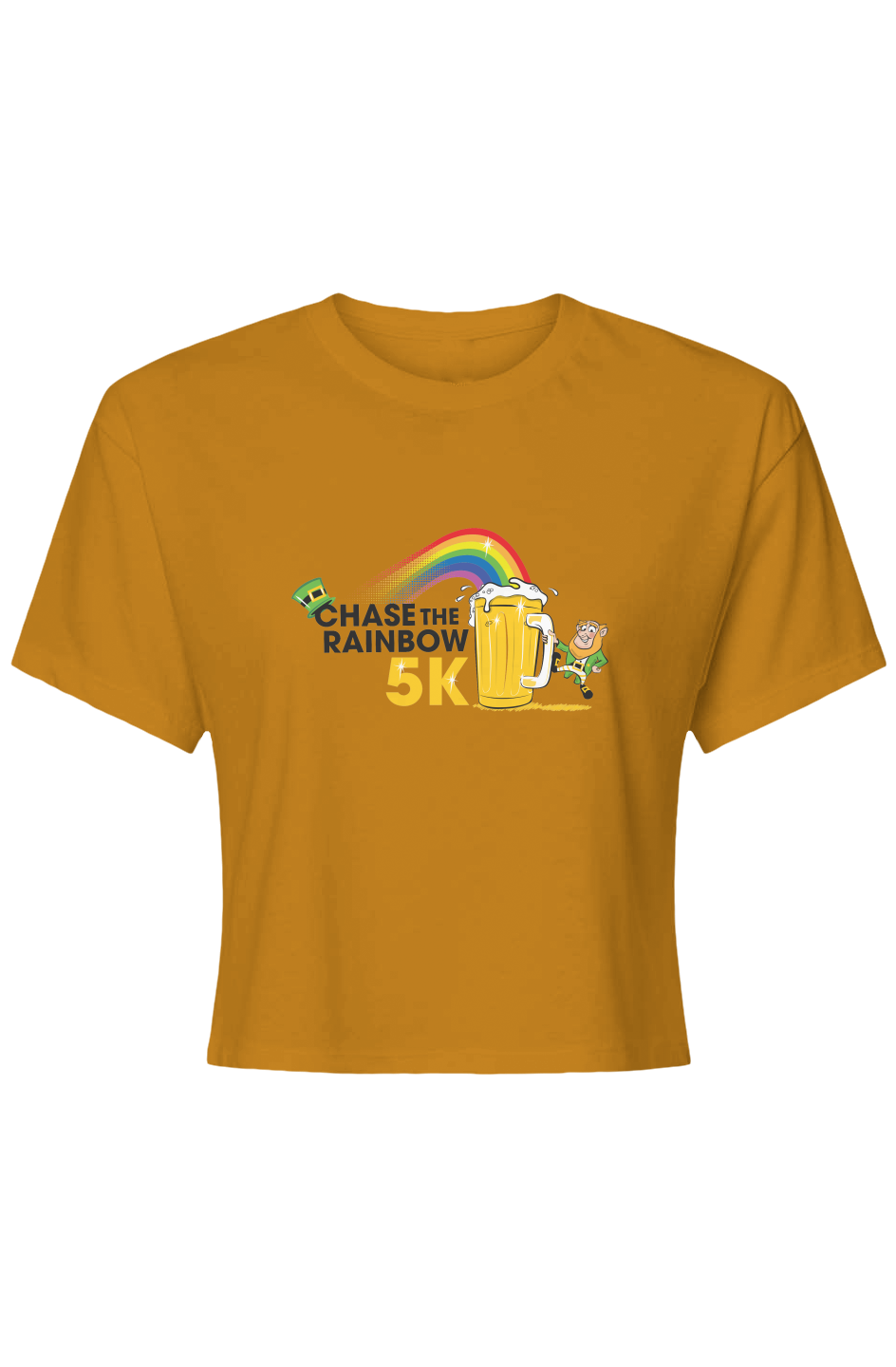 Chase the Rainbow 5K Ladies' Crop Top