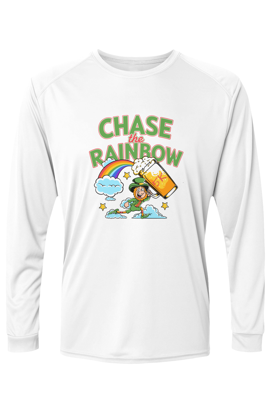 Chase the Rainbow 5K Islander L/S Performance Tee