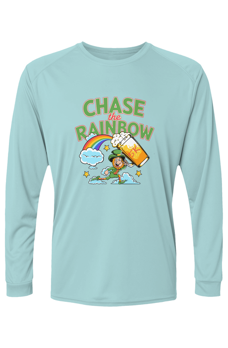 Chase the Rainbow 5K Islander L/S Performance Tee