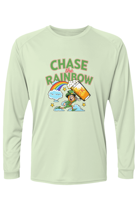 Chase the Rainbow 5K Islander L/S Performance Tee