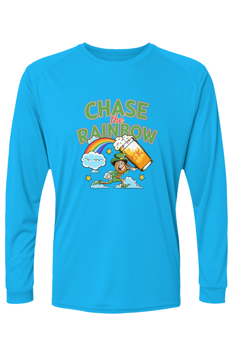 Chase the Rainbow 5K Islander L/S Performance Tee