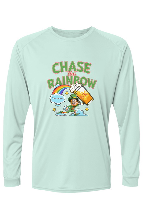 Chase the Rainbow 5K Islander L/S Performance Tee