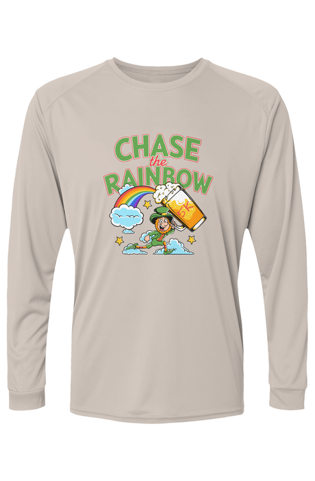 Chase the Rainbow 5K Islander L/S Performance Tee
