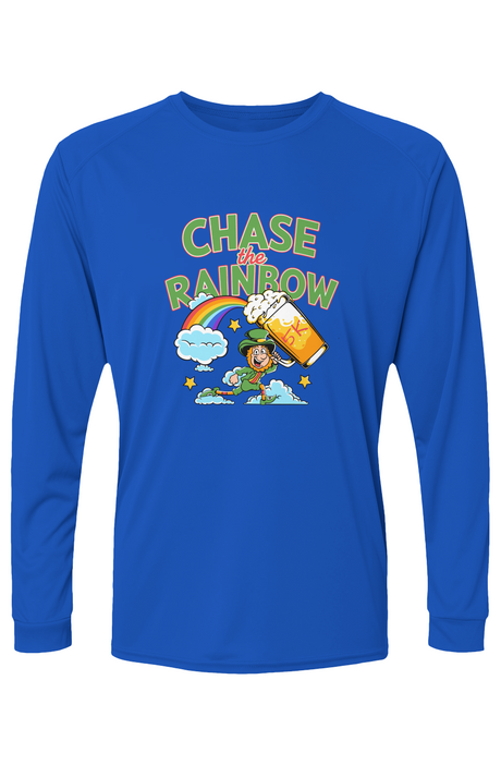 Chase the Rainbow 5K Islander L/S Performance Tee