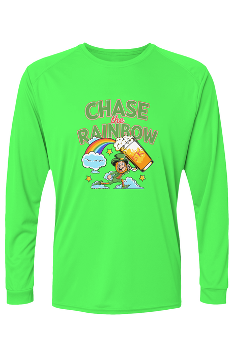 Chase the Rainbow 5K Islander L/S Performance Tee