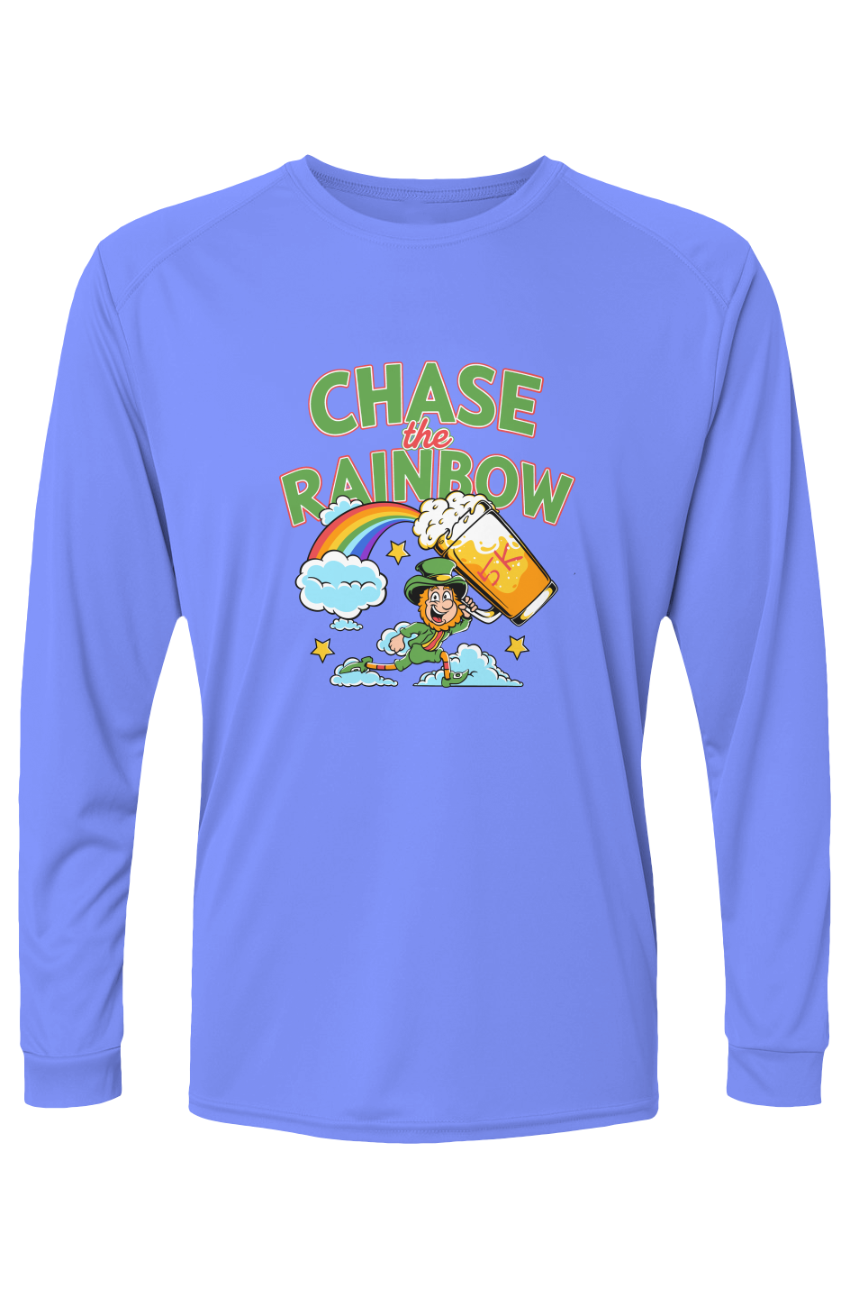 Chase the Rainbow 5K Islander L/S Performance Tee