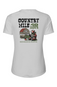 The Country Mile Ladies' Relaxed Fit Triblend Tee