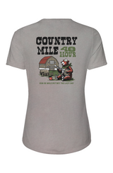 The Country Mile Ladies' Relaxed Fit Triblend Tee