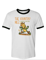 The Country Mile Weekend on the Farm Vintage Cotton Ringer Tee