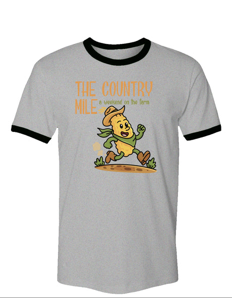 The Country Mile Weekend on the Farm Vintage Cotton Ringer Tee