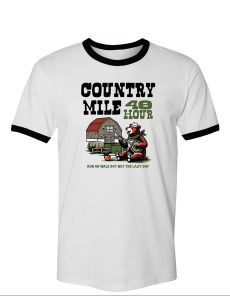 The Country Mile Weekend on the Farm Vintage Cotton Ringer Tee