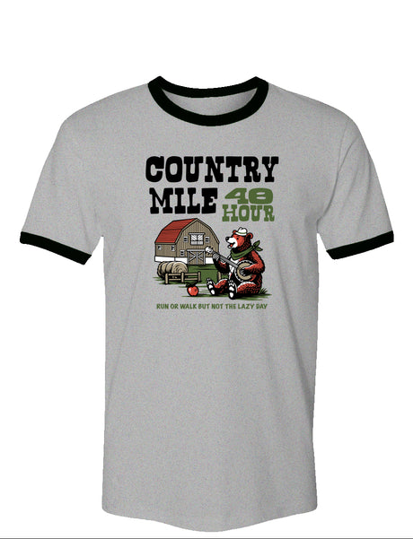 The Country Mile Weekend on the Farm Vintage Cotton Ringer Tee