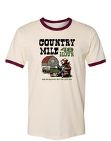 The Country Mile Weekend on the Farm Vintage Cotton Ringer Tee
