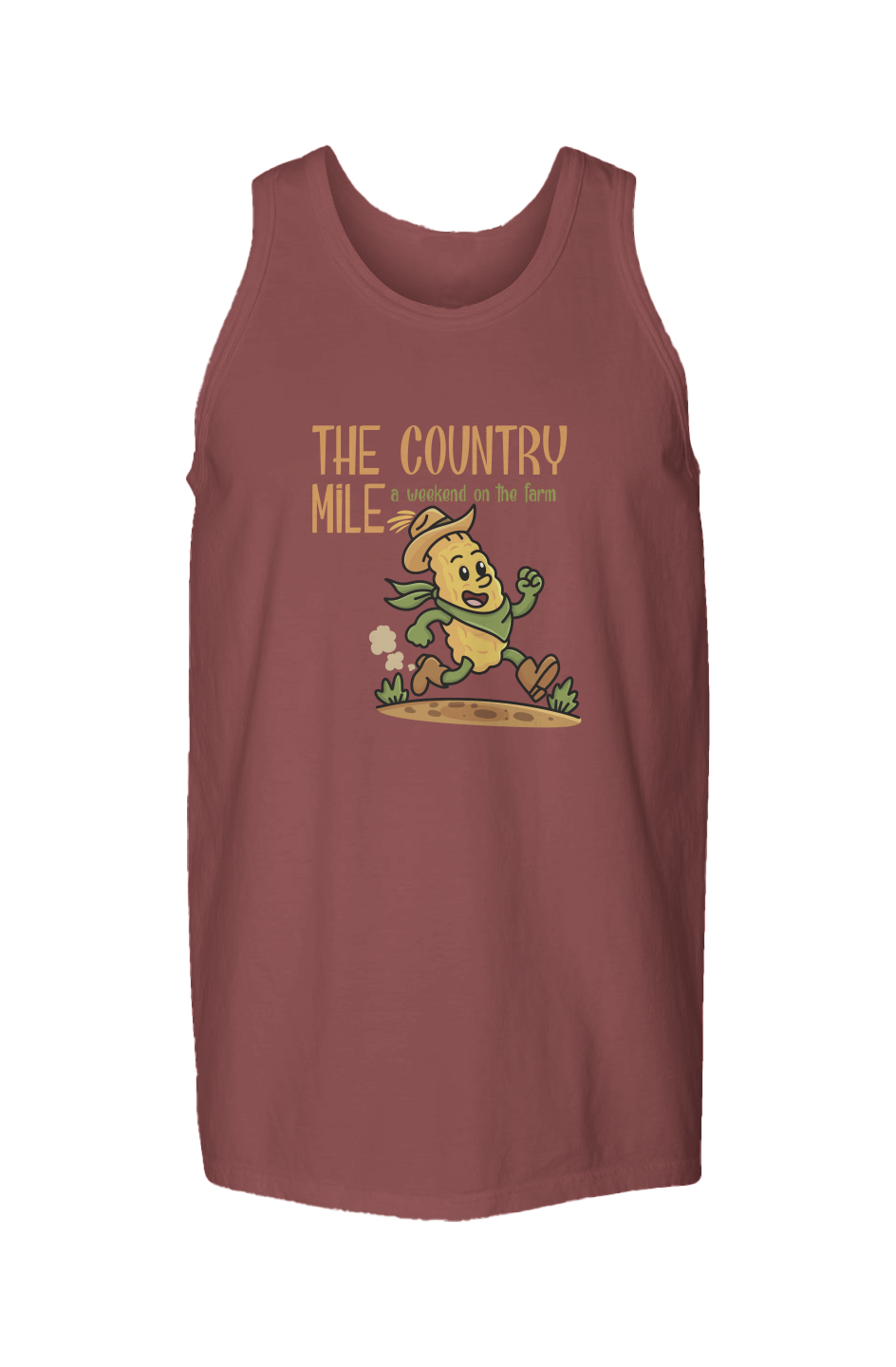 The Country Mile Garment Dyed Unisex Tank Top