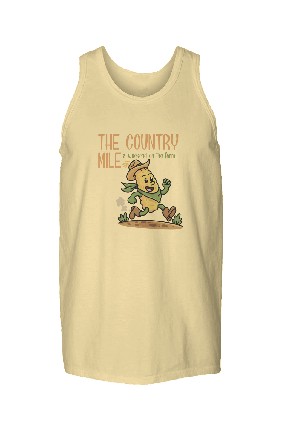 The Country Mile Garment Dyed Unisex Tank Top