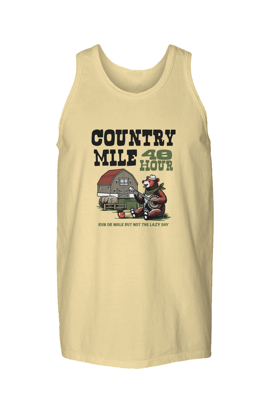 The Country Mile Garment Dyed Unisex Tank Top