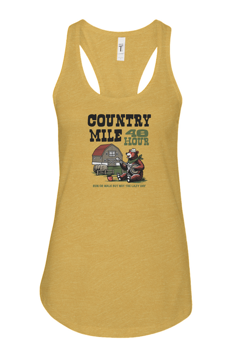The Country Mile Ladies' Racerback Tank