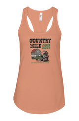 The Country Mile Ladies' Racerback Tank