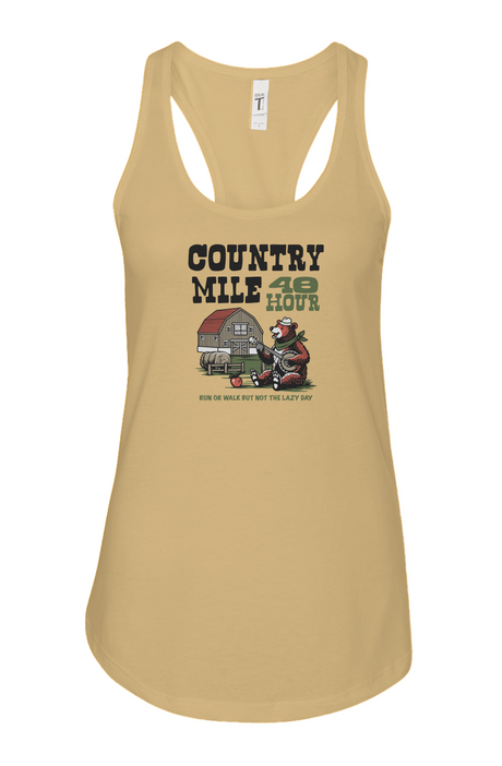 The Country Mile Ladies' Racerback Tank