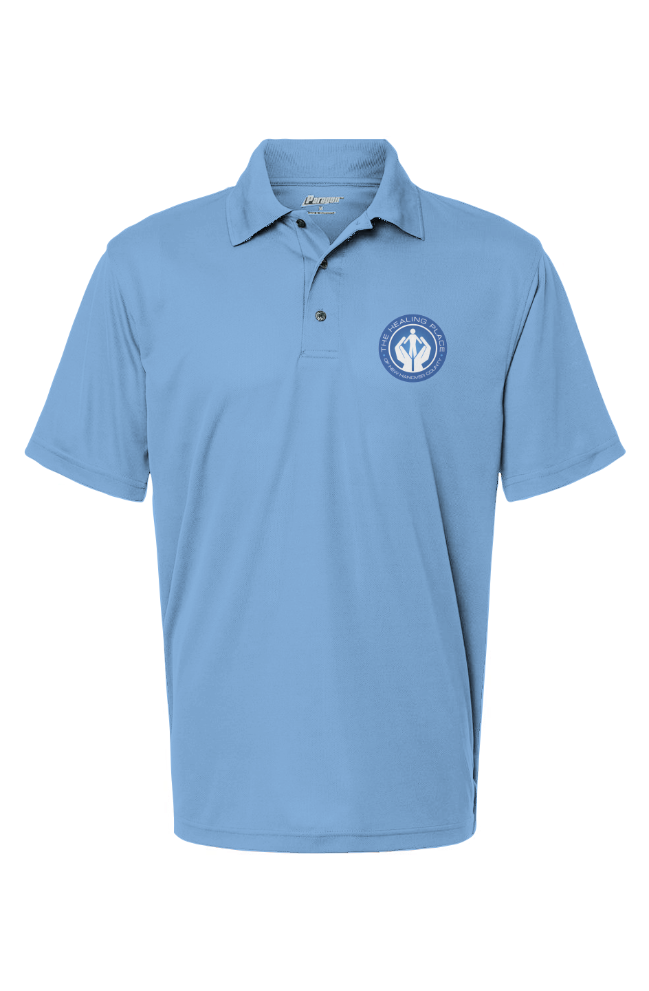 The Healing Place Saratoga Mini Mesh Embroidered Polo
