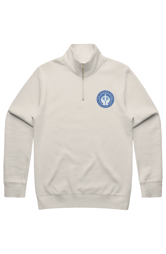 Men's Stencil Half Zip Pullover
