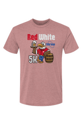 Red White & Brew 5K Triblend Short Sleeve Crew