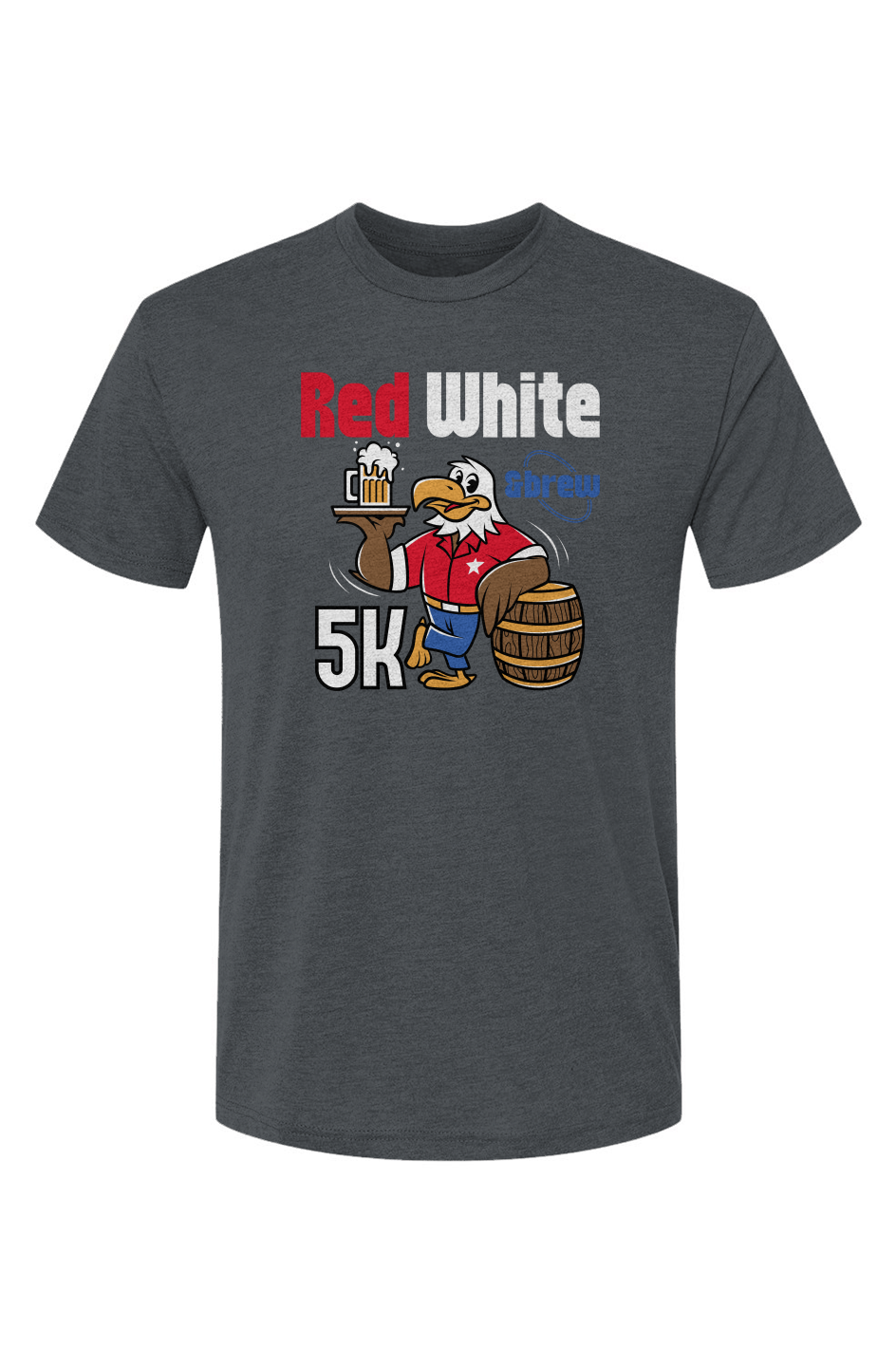 Red White & Brew 5K Triblend Crew