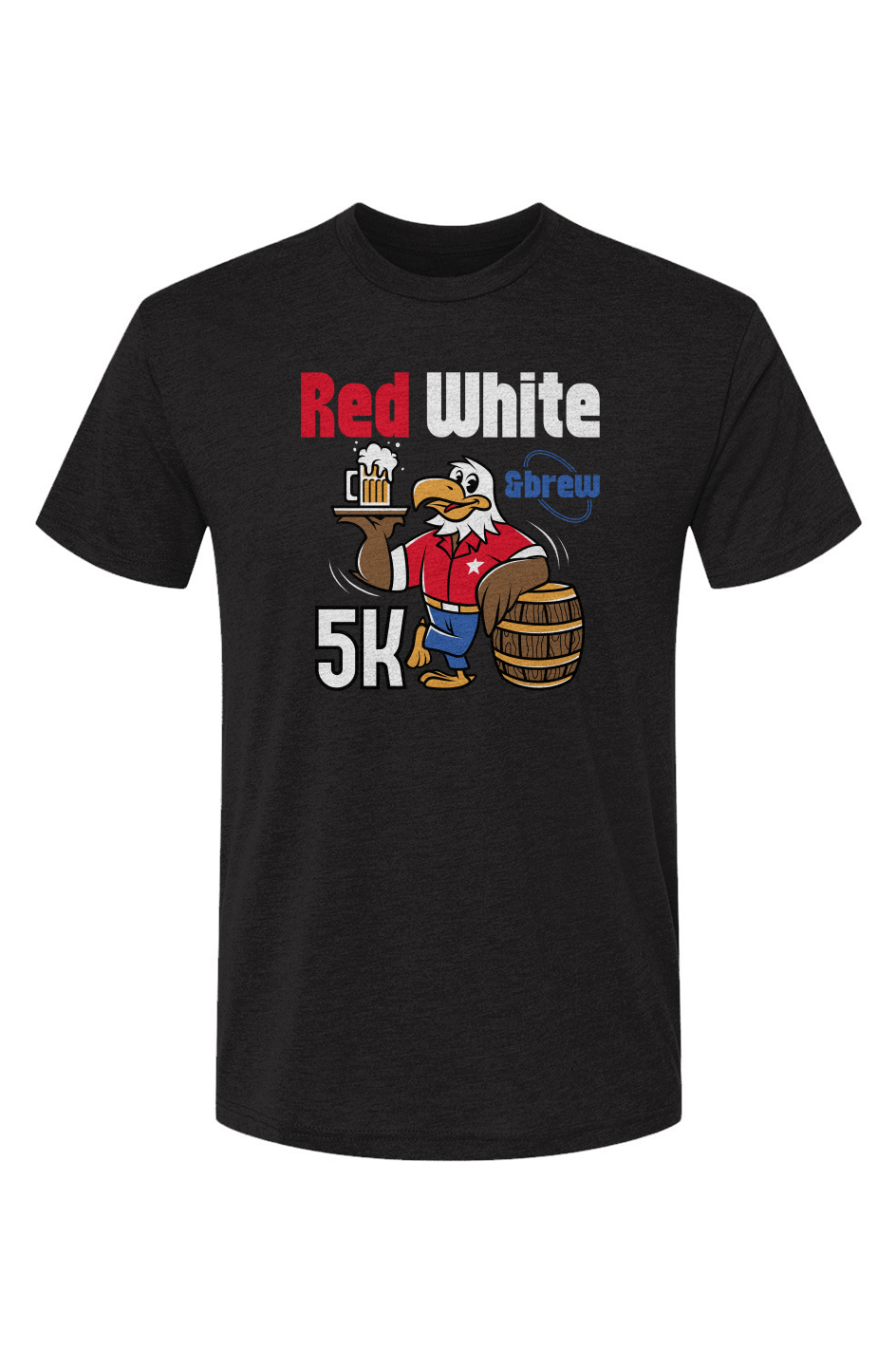 Red White & Brew 5K Triblend Crew