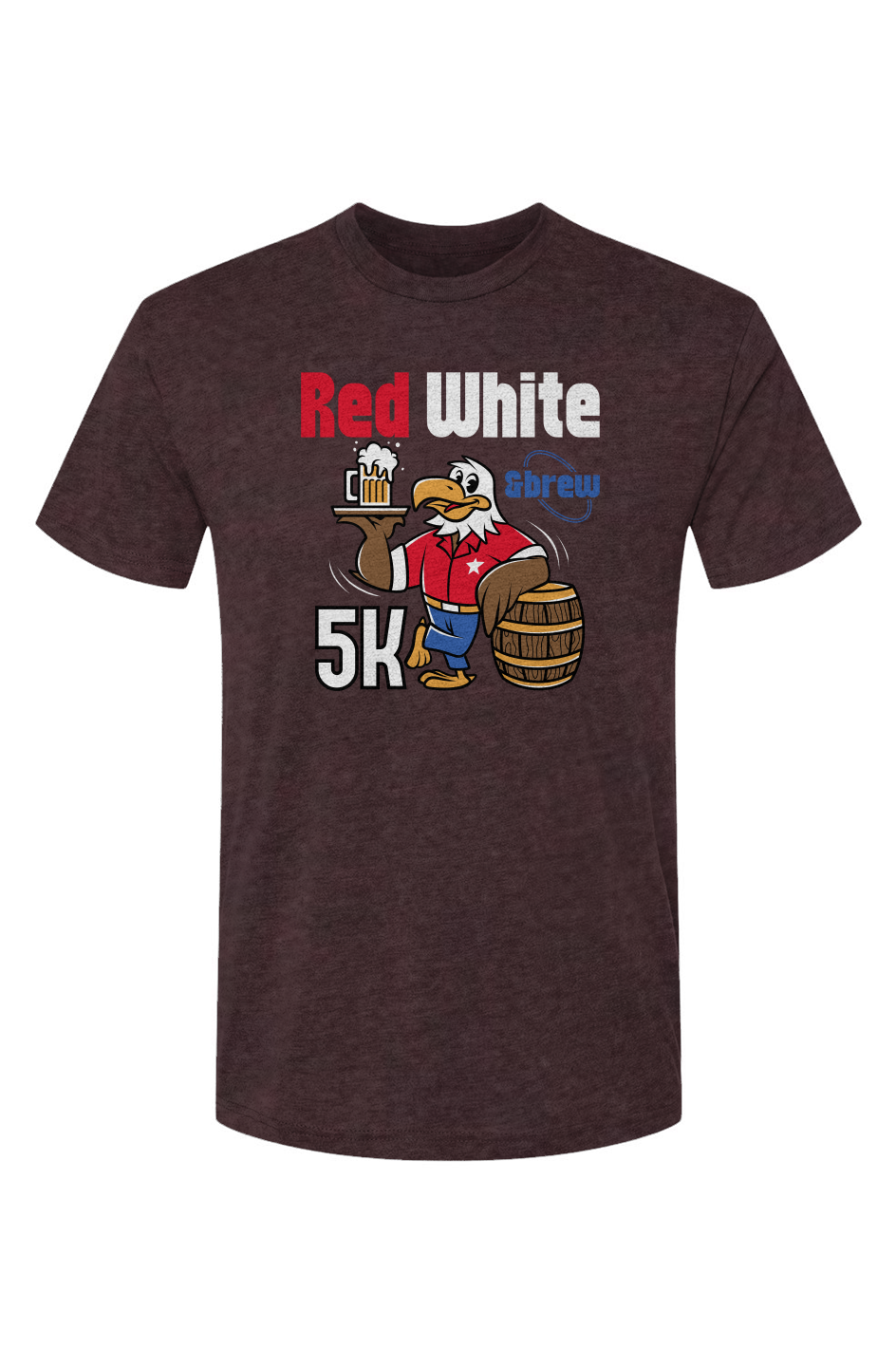 Red White & Brew 5K Triblend Crew
