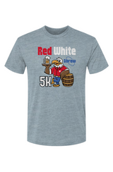 Red White & Brew 5K Triblend Crew