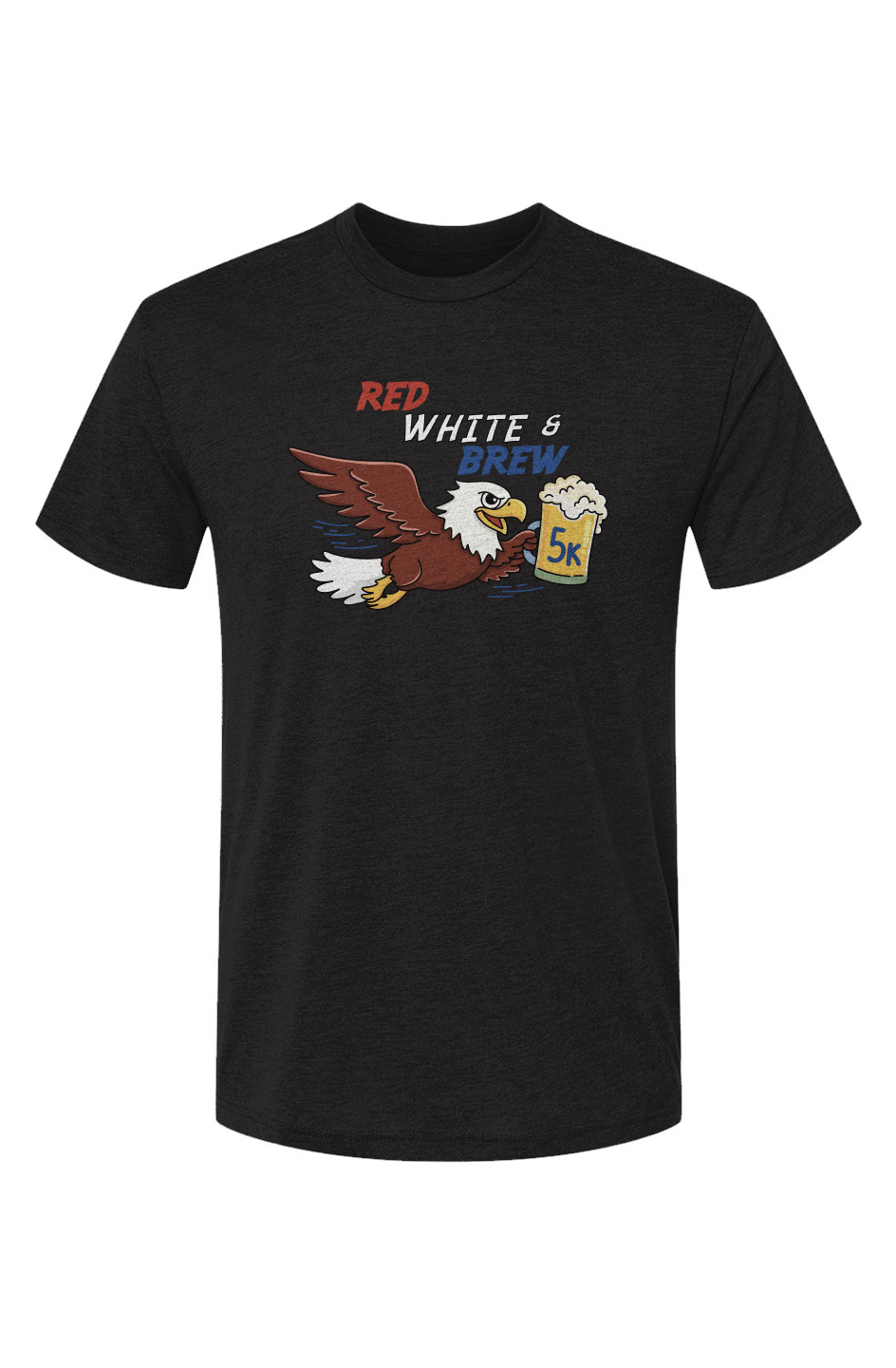 Red White & Brew 5K Triblend Crew